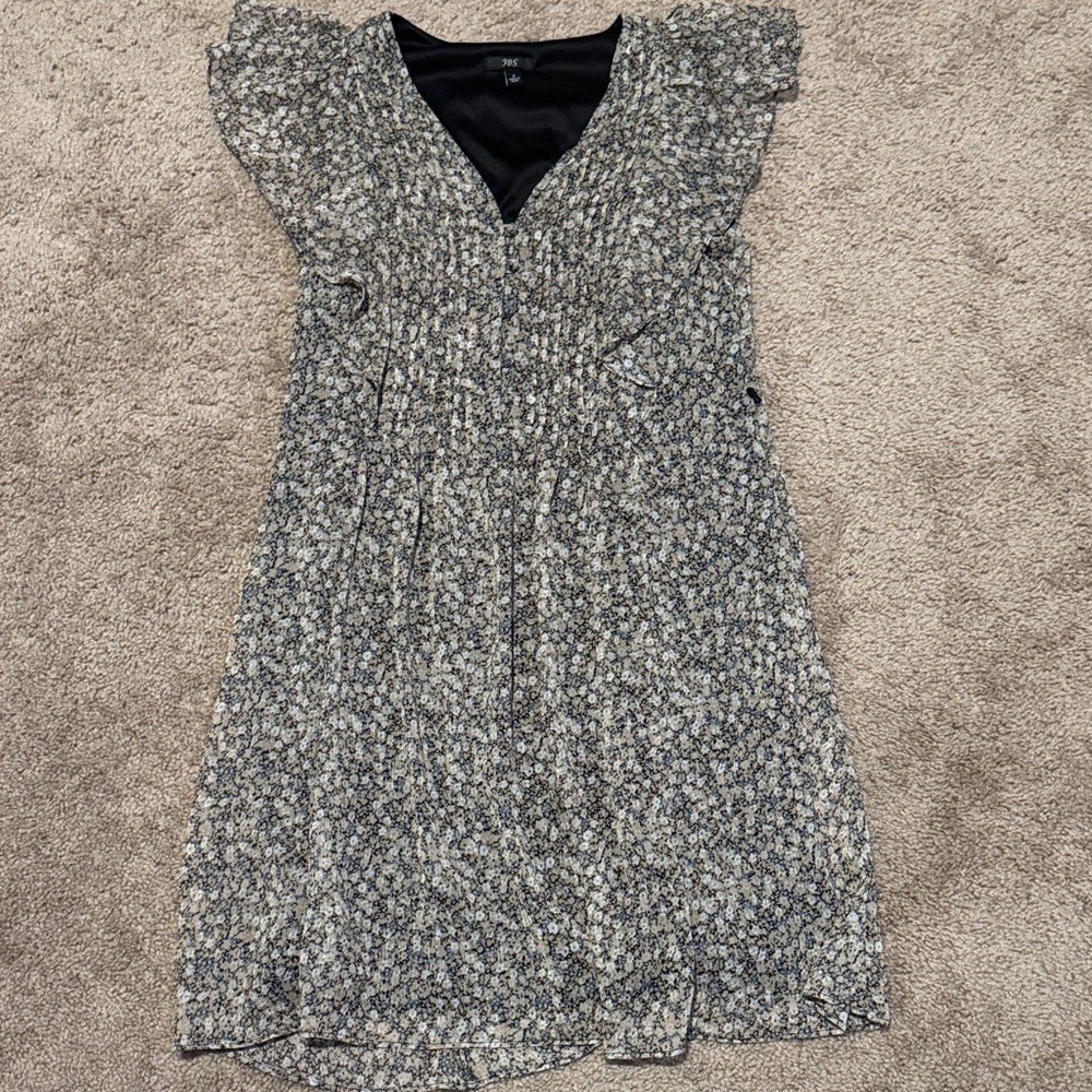 J.B.S. Monochrome Floral Mini Dress